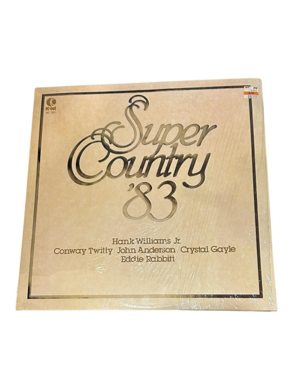 Vintage Super Country '83 Vinyl LP 1983 K-Tel Compilation Country Black Canada